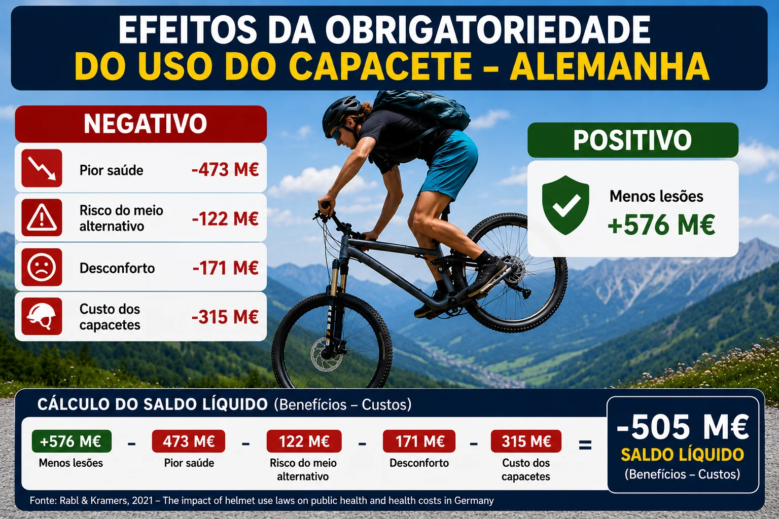 Uso do capacete em bicicleta