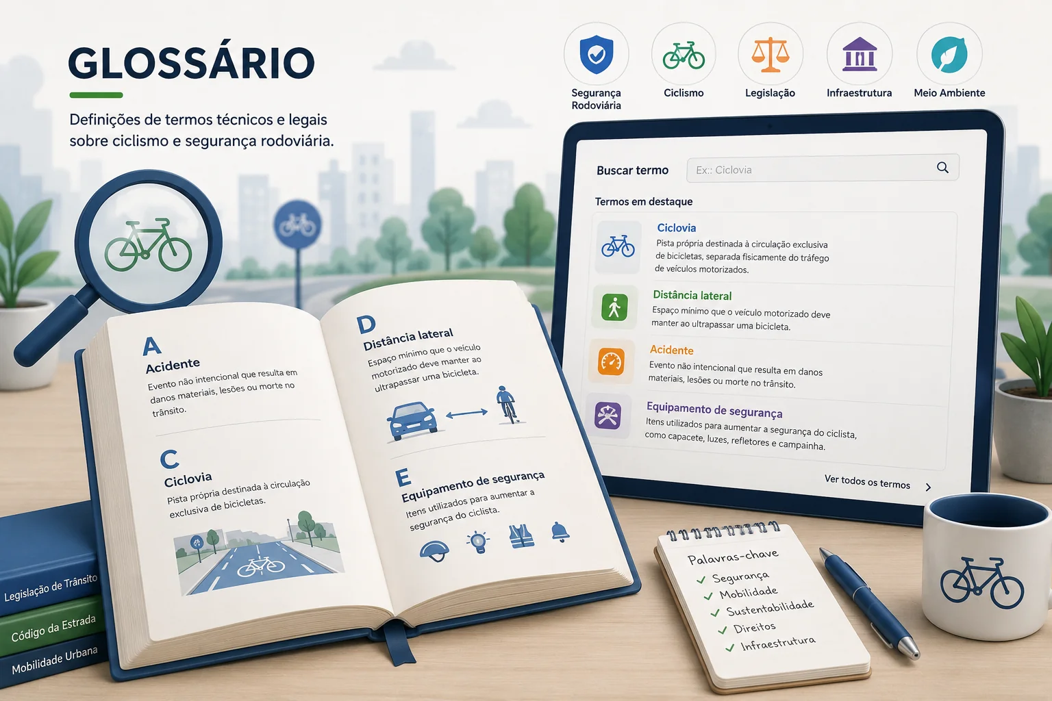 Glossário de ciclismo e segurança rodoviária
