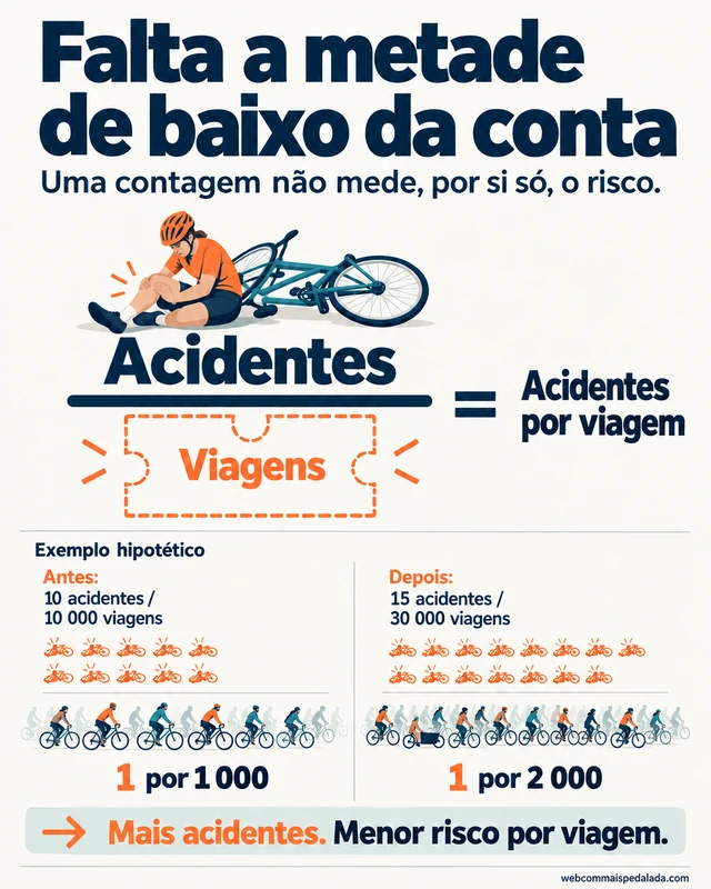 Acidentes por viagem: o denominador em falta