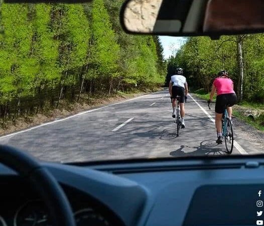 Post da GNR sobre ciclistas