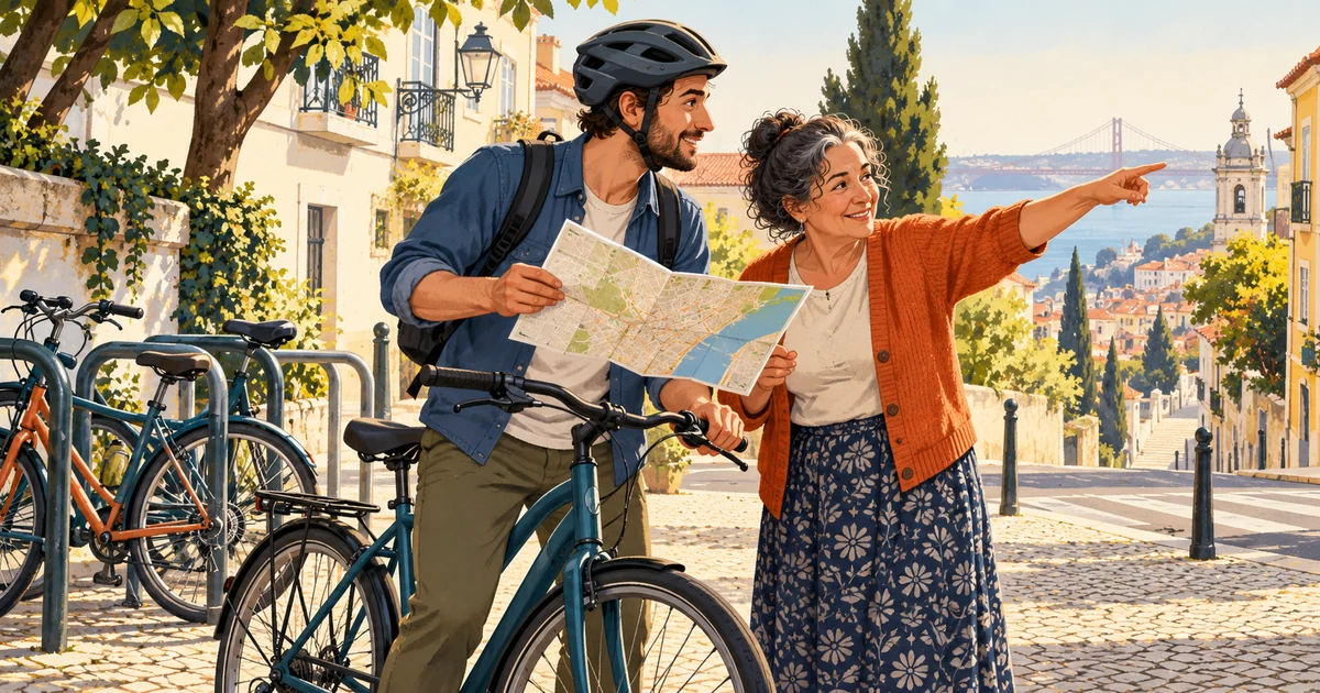 Questões sobre andar de bicicleta